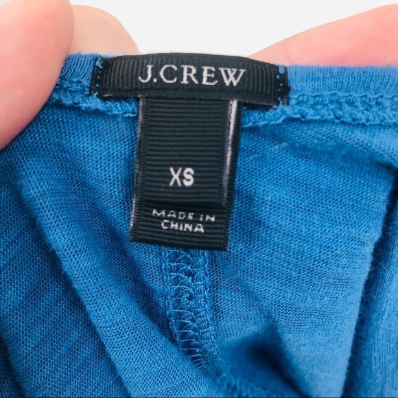 J.Crew women’s tank top blue Lace‎ trim size M - Picture 7 of 7